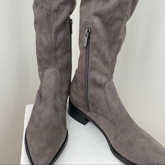 Soft Knee Hi Boot. Marc Fisher Ltd. Taupe. Sz 51/2 - Picture 3 of 13